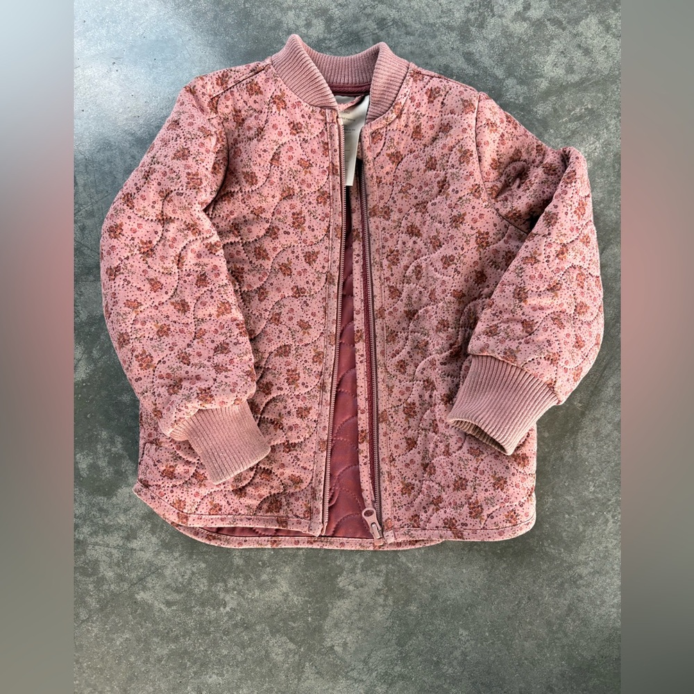 Wheat floral spring coat